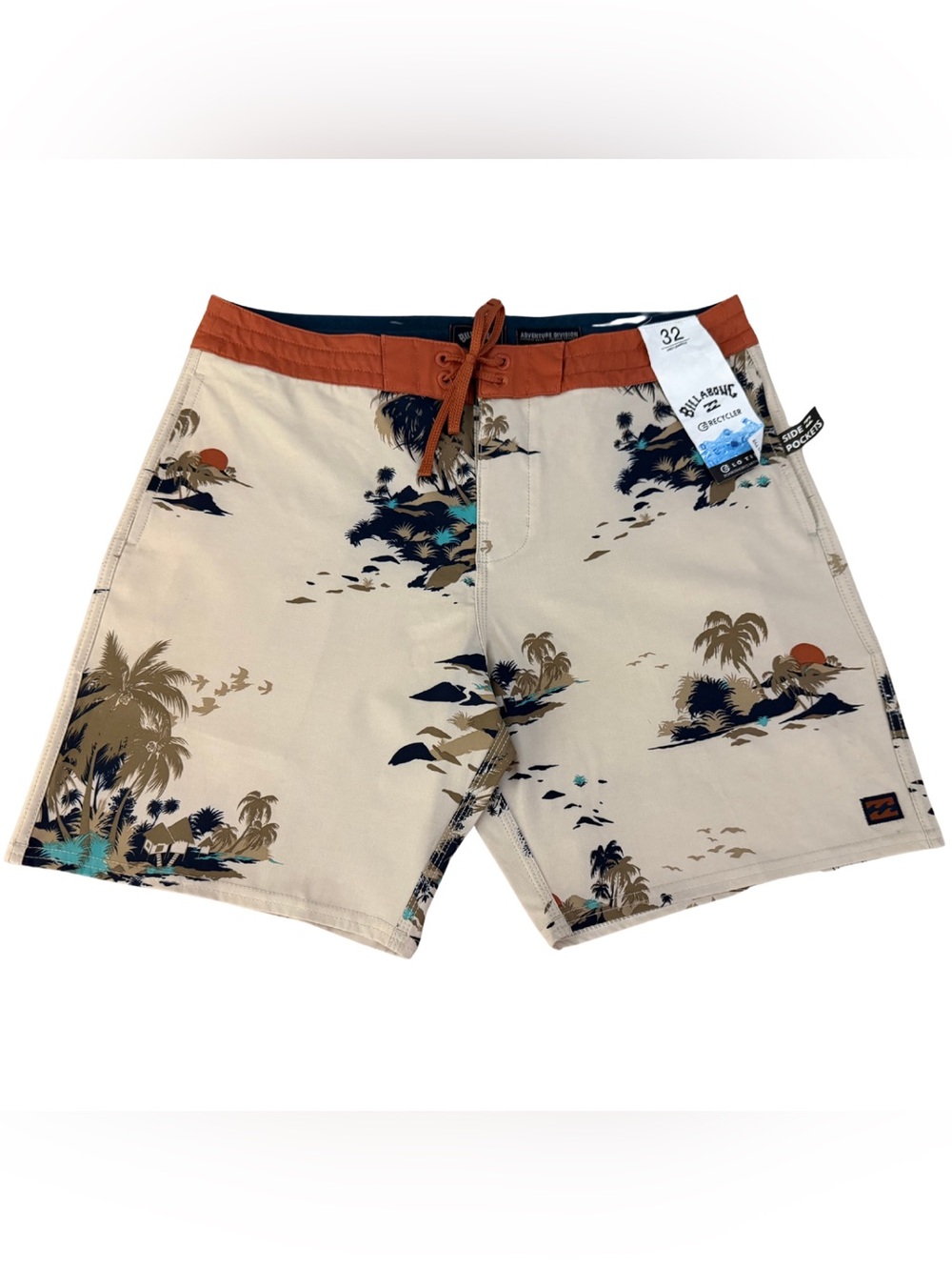 Billabong Tropical Board Shorts — NWT — Size 32